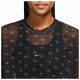 Nike Γυναικεία κοντομάνικη μπλούζα W Sportswear Air AOP Mesh SS Crop Top